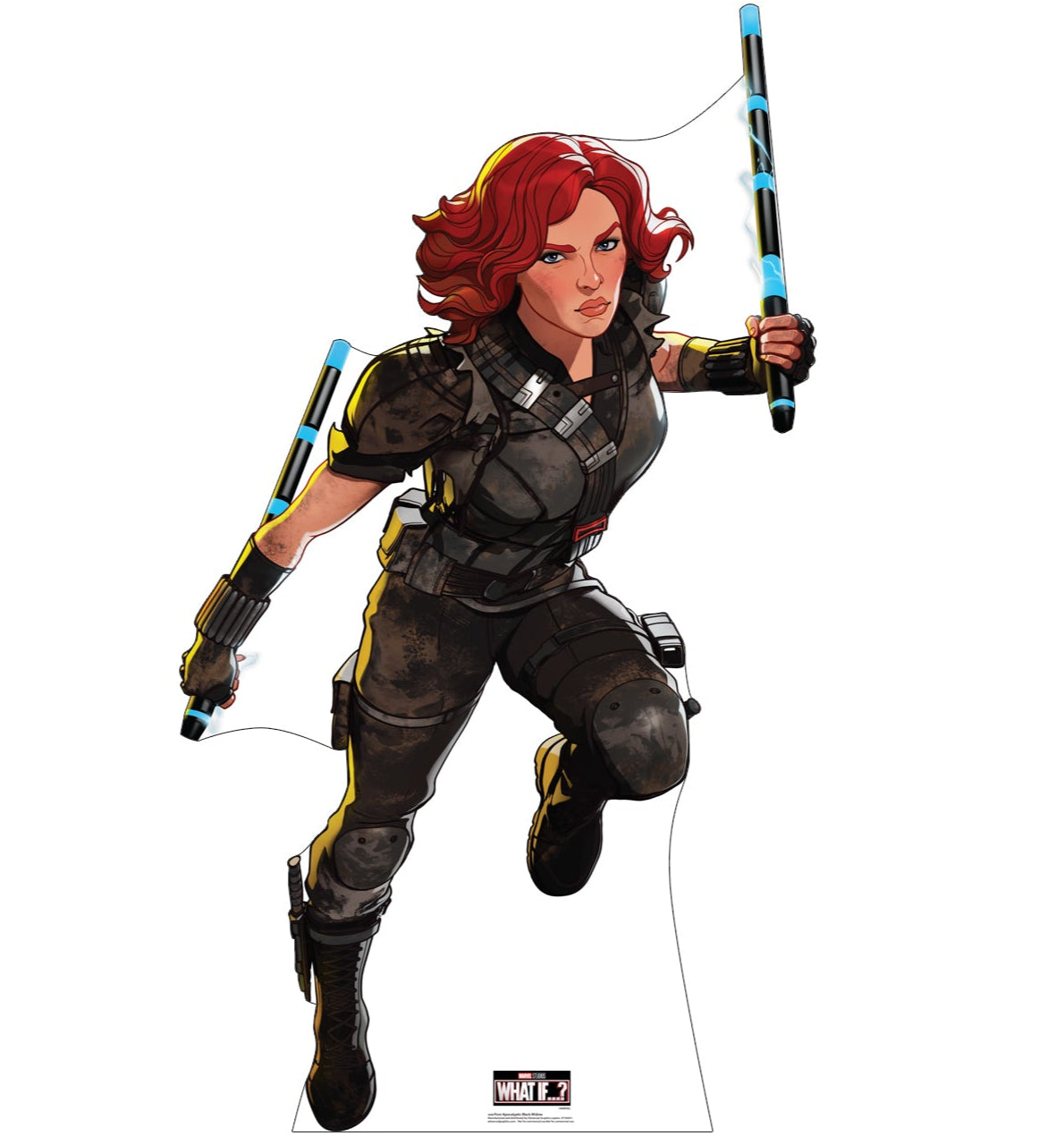 Life-Size Post-Apocalyptic Black Widow Cardboard Cutout - All Cutouts