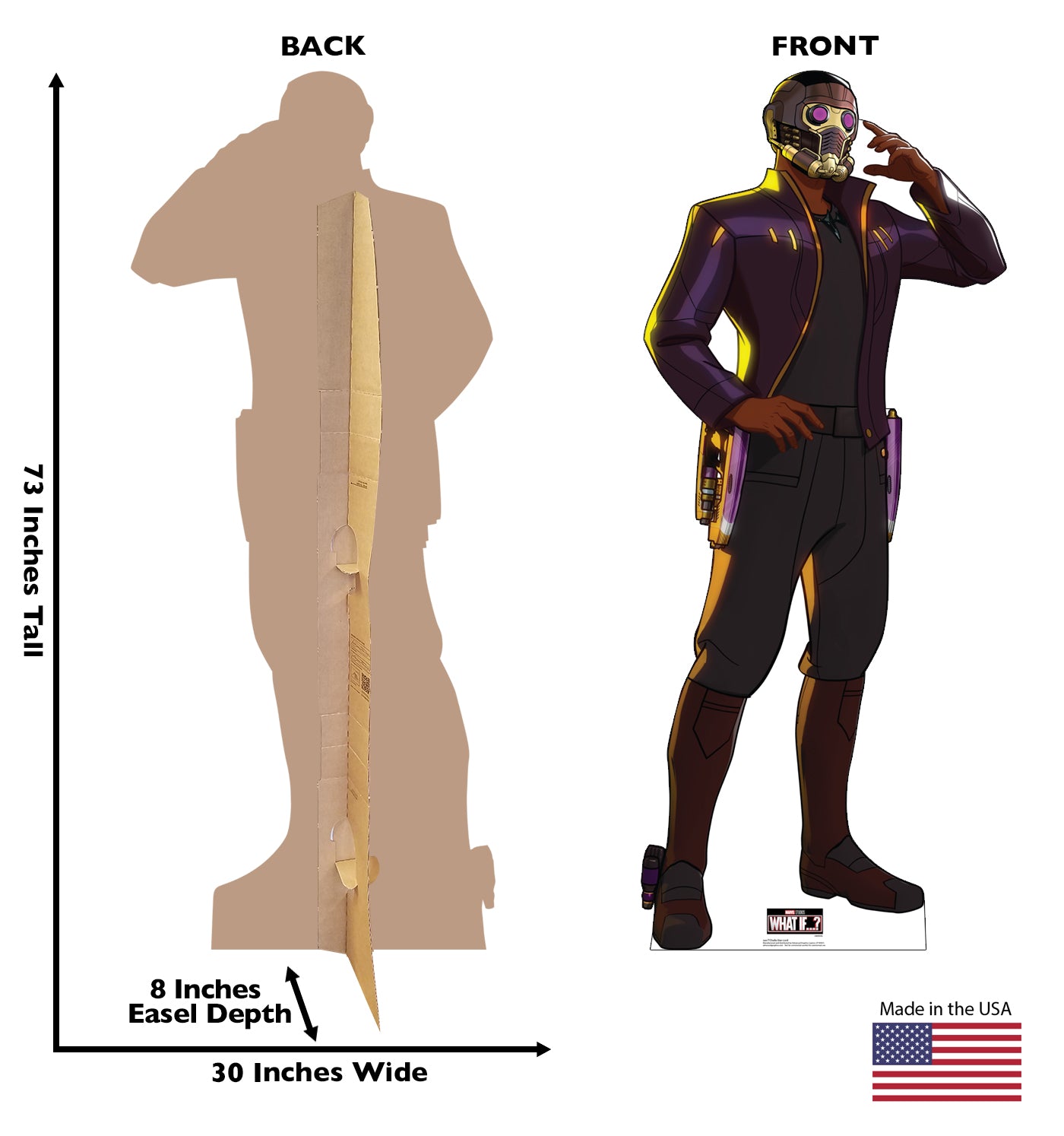 Life-Size T'Challa Star-Lord Cardboard Cutout - All Cutouts