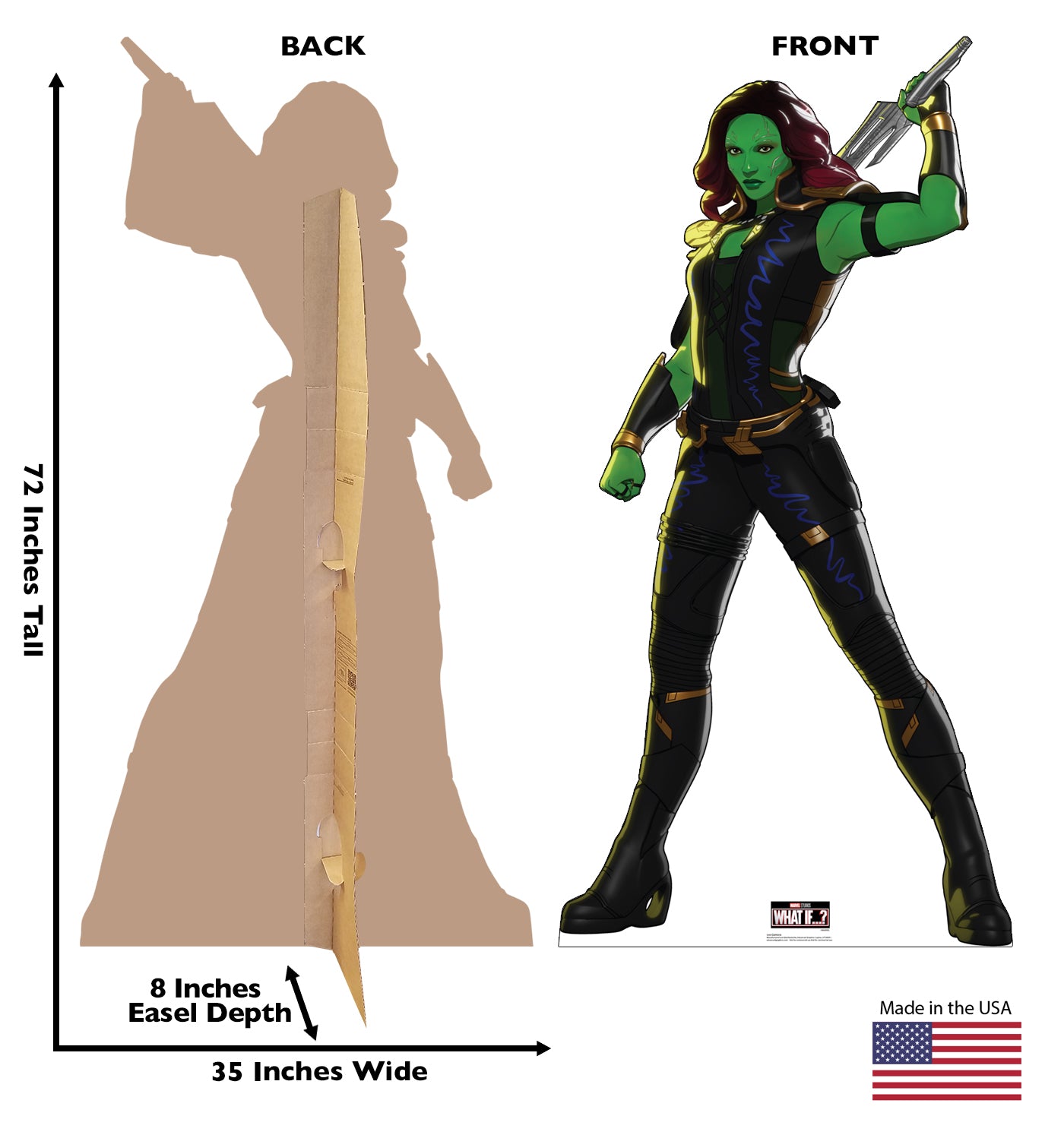 Life-Size Gamora Cardboard Cutout - All Cutouts