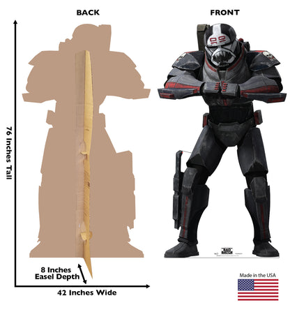 Life-Size Wrecker Cardboard Cutout – The Bad Batch - All Cutouts