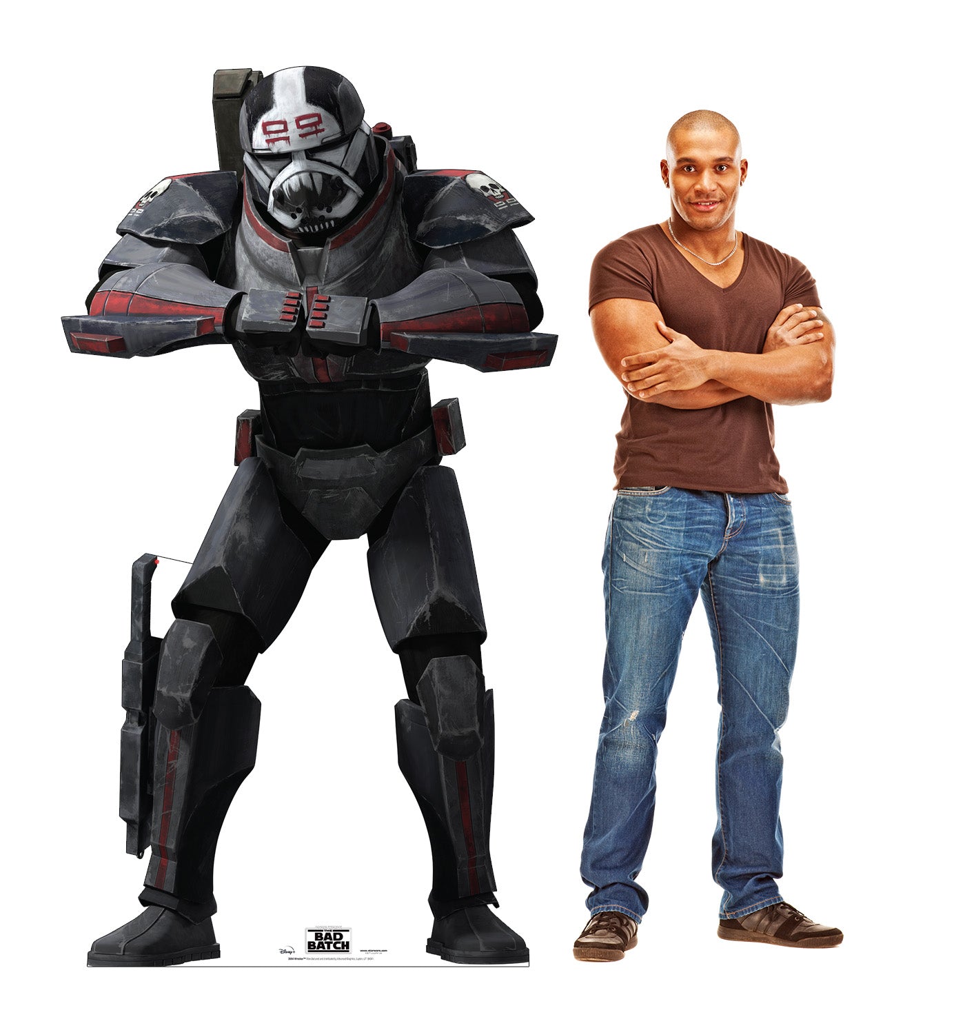 Life-Size Wrecker Cardboard Cutout – The Bad Batch - All Cutouts