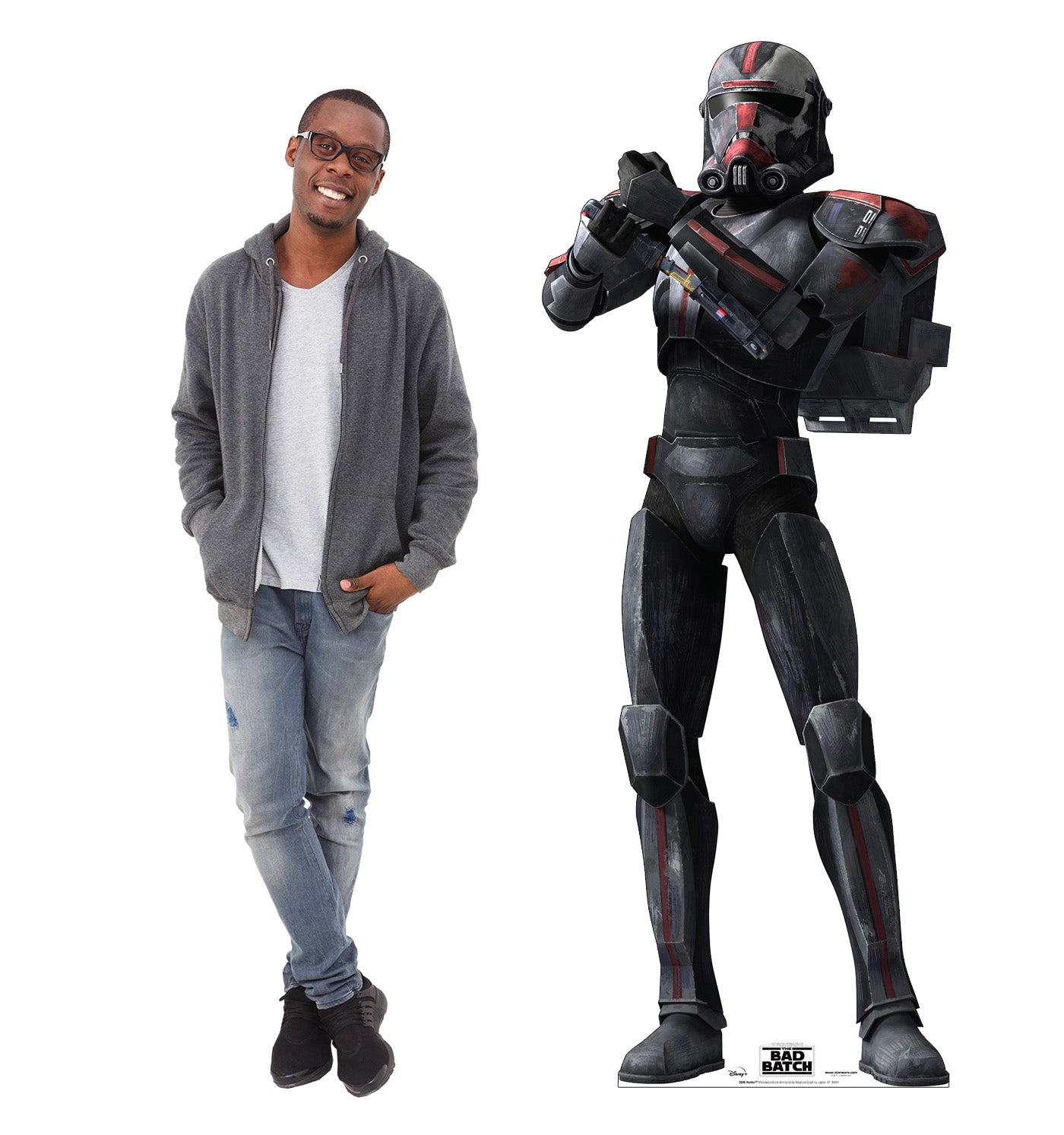 Life-Size Hunter Cardboard Cutout – The Bad Batch - All Cutouts