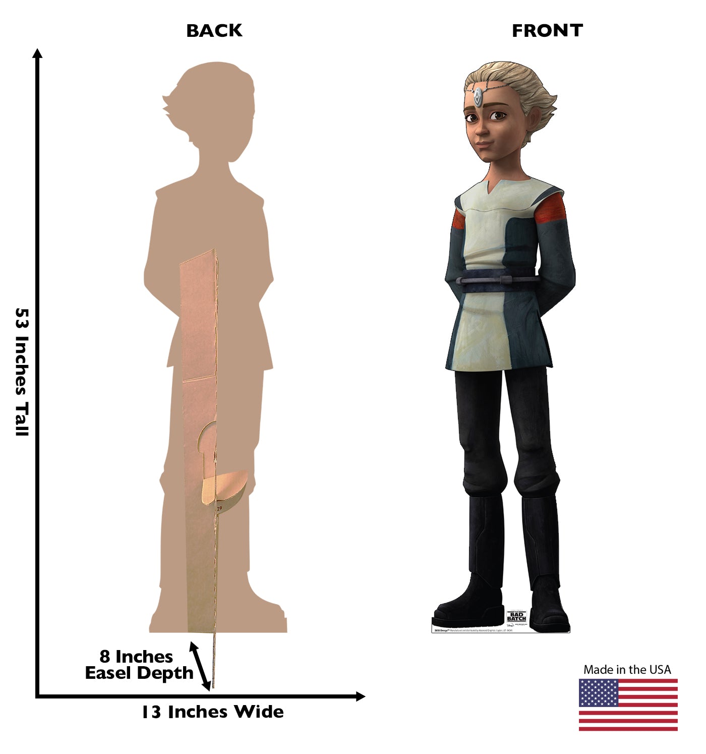 Life-Size Omega Cardboard Cutout – The Bad Batch - All Cutouts