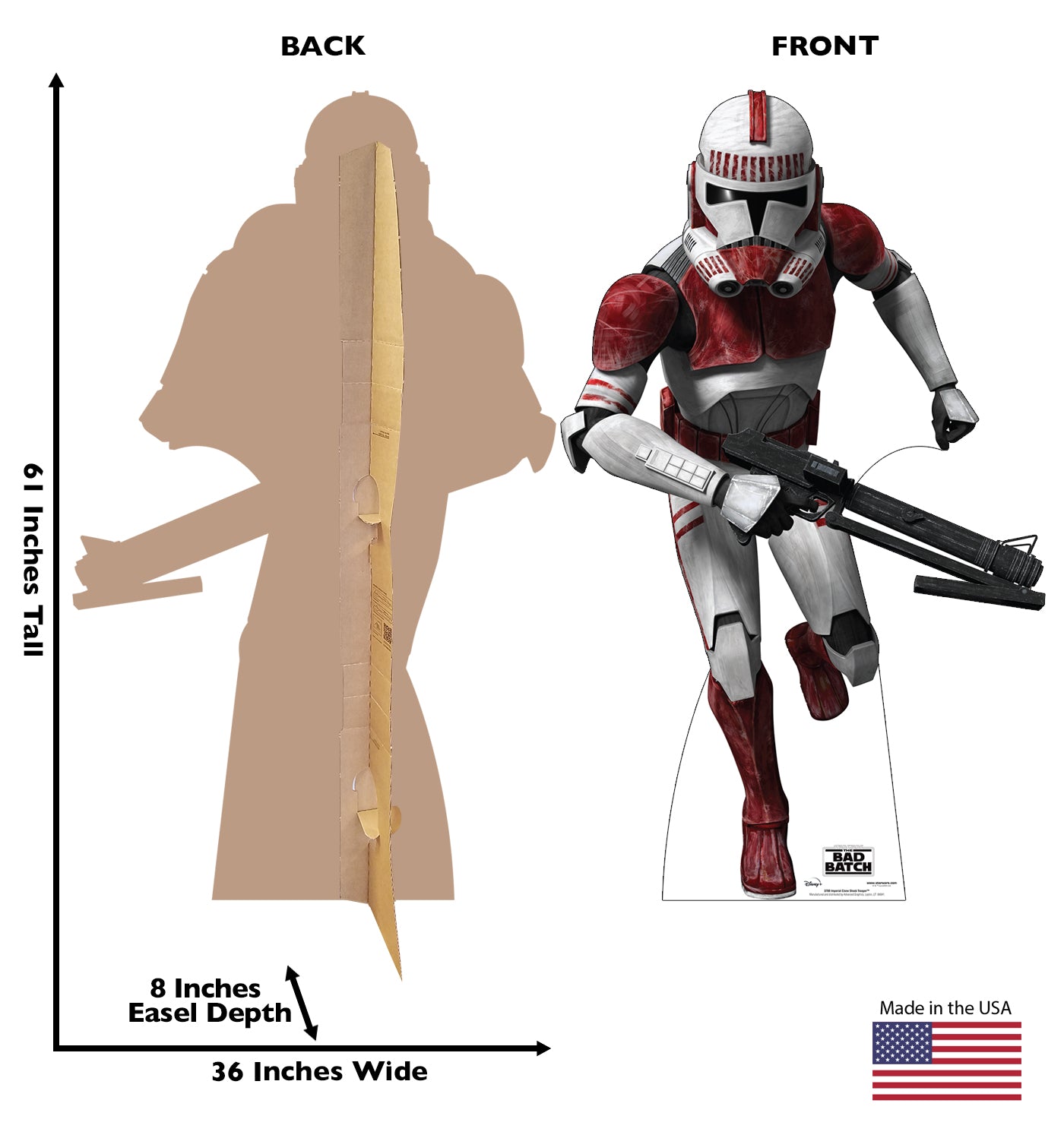 Life-Size Imperial Clone Shock Trooper Cardboard Cutout - All Cutouts