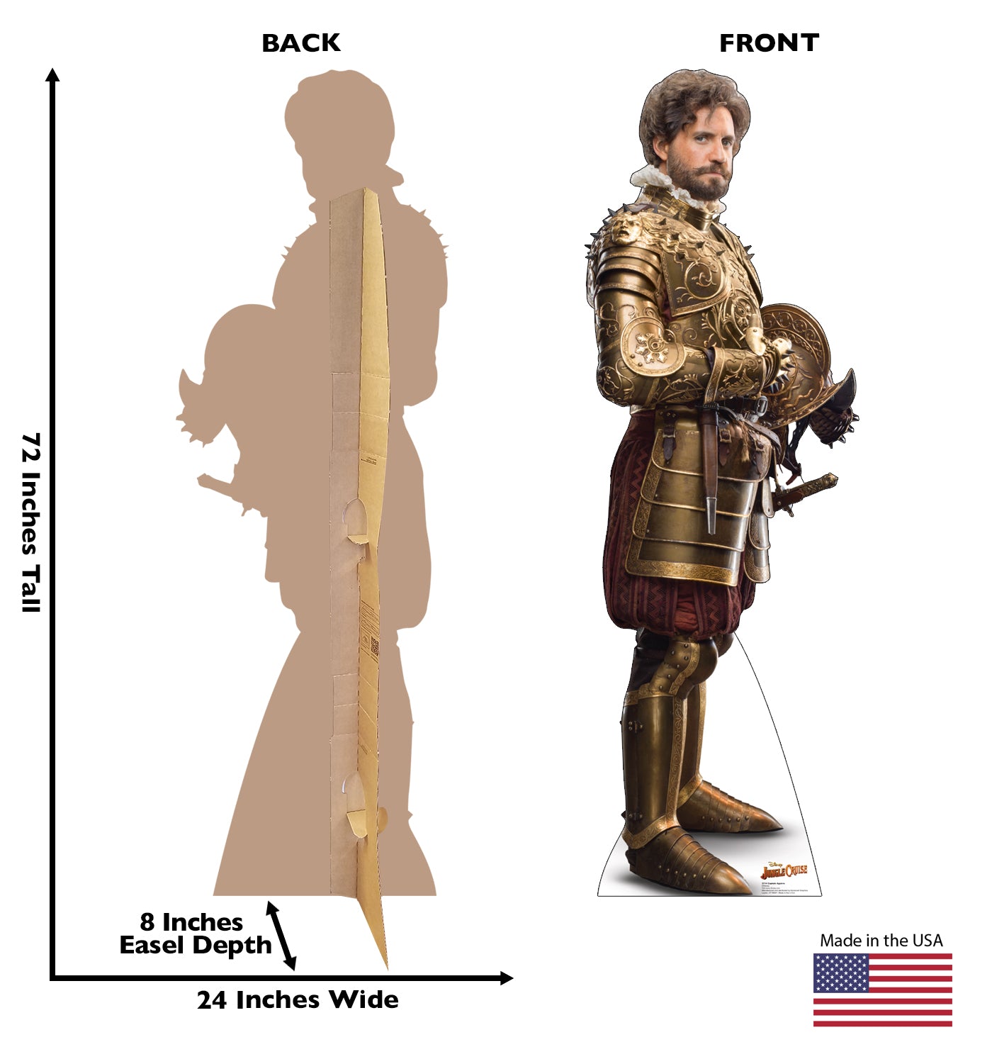Life-Size Captain Aguirre Cardboard Standee - All Cutouts