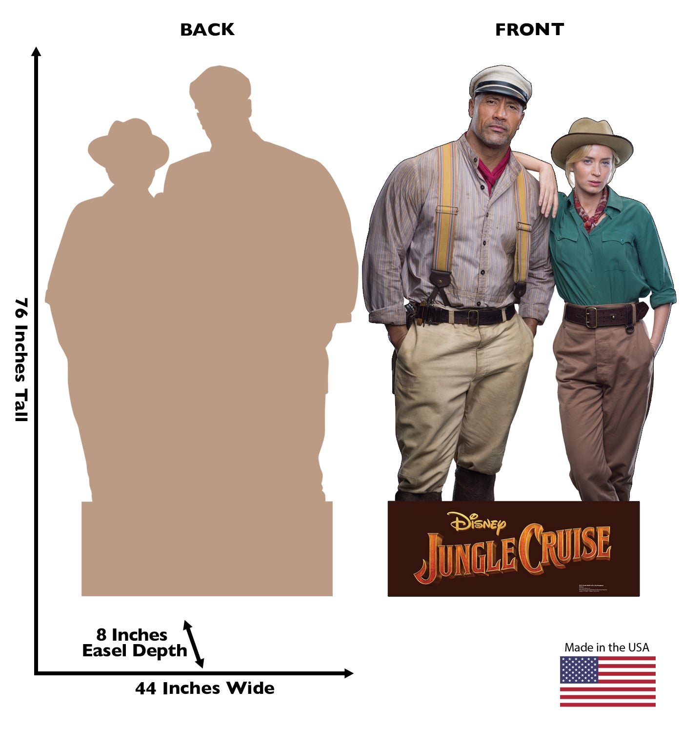 Life-Size Frank Wolff & Dr. Lily Houghton Cardboard Cutout - All Cutouts