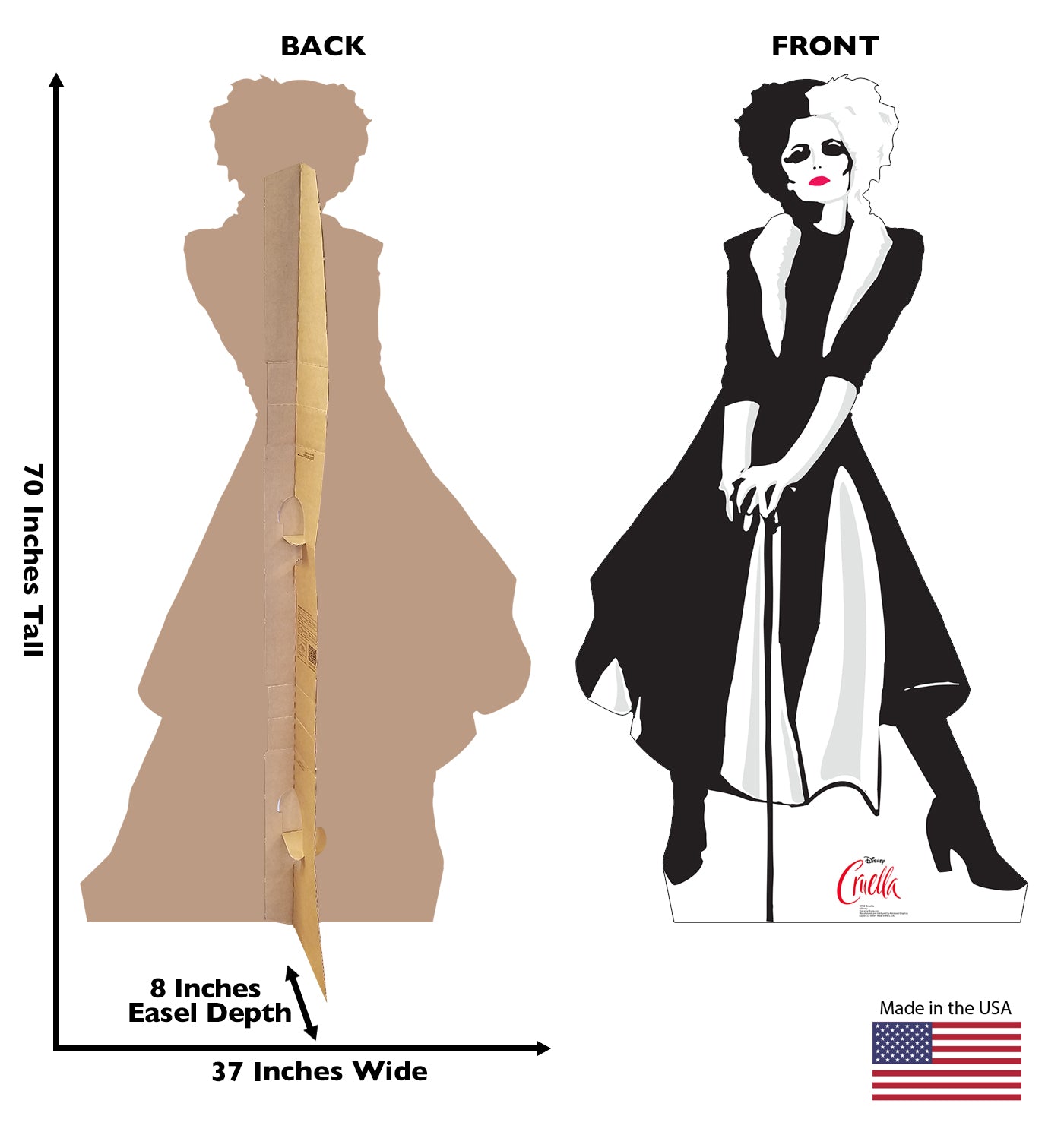 Life-Size Cruella Cardboard Standee - All Cutouts