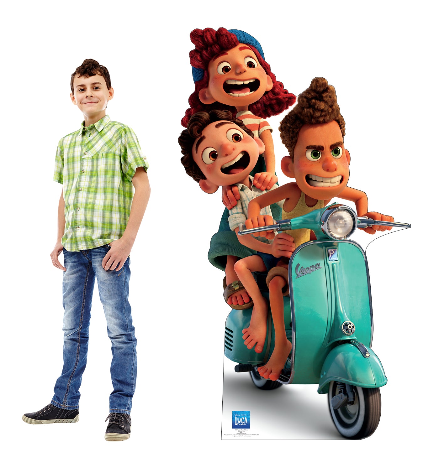Life-Size Luca, Alberto & Giulia Cardboard Cutout - All Cutouts
