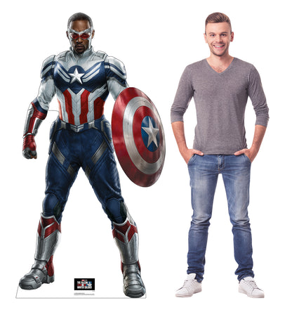 Life-Size Falcon Captain America Cardboard Cutout - All Cutouts