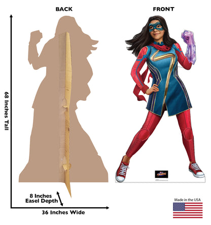 Life-Size Ms. Marvel Cardboard Cutout - All Cutouts