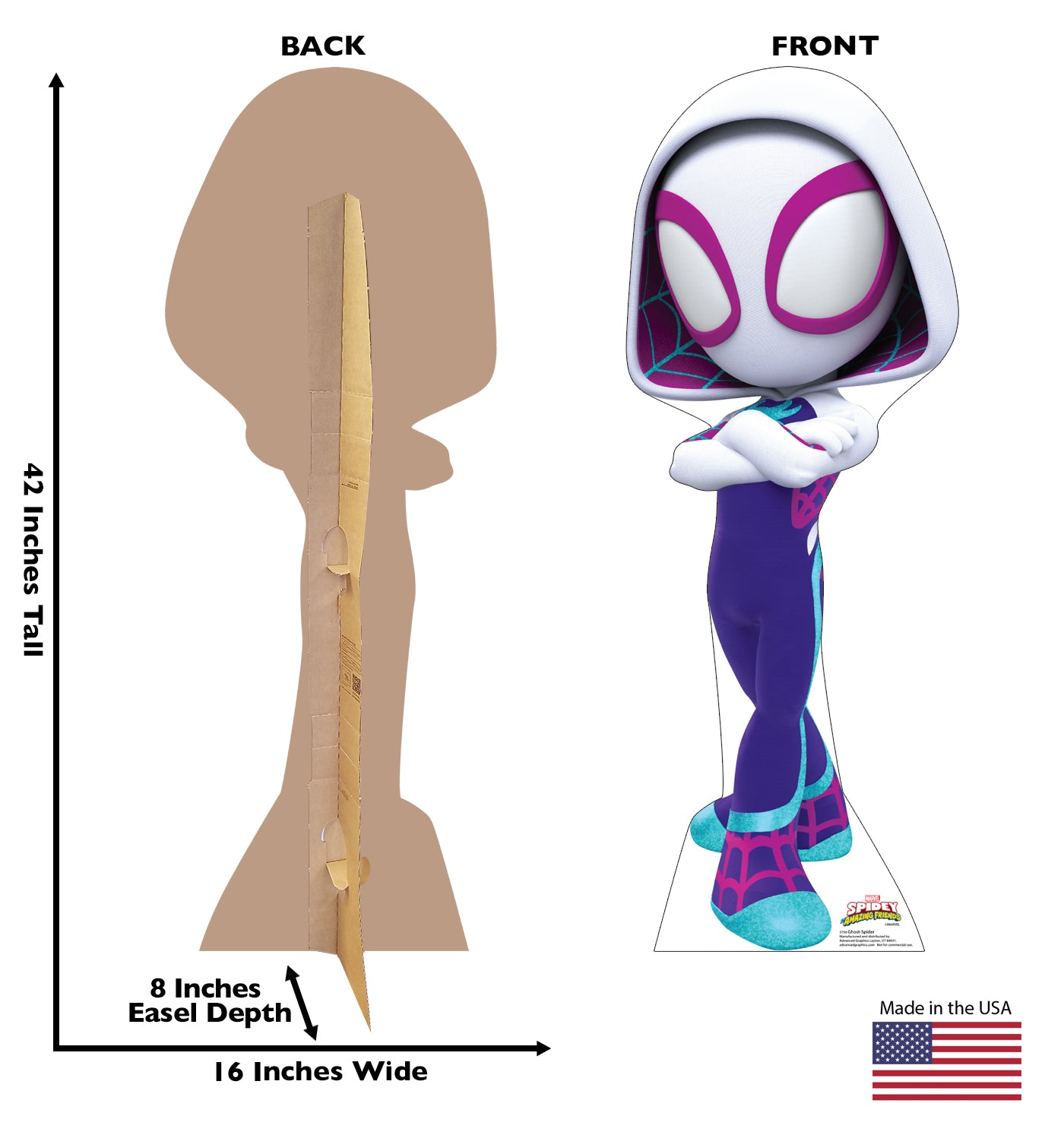 Life-size Cardboard Cutout of Ghost-Spider - All Cutouts