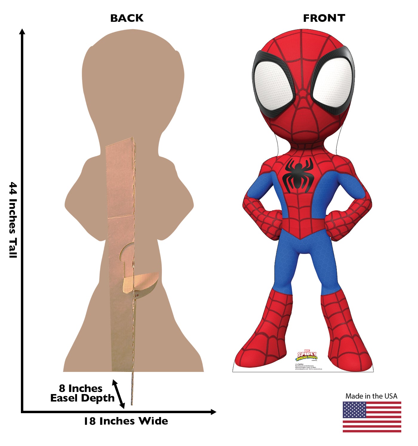 Life-Size Spidey Cardboard Cutout - All Cutouts