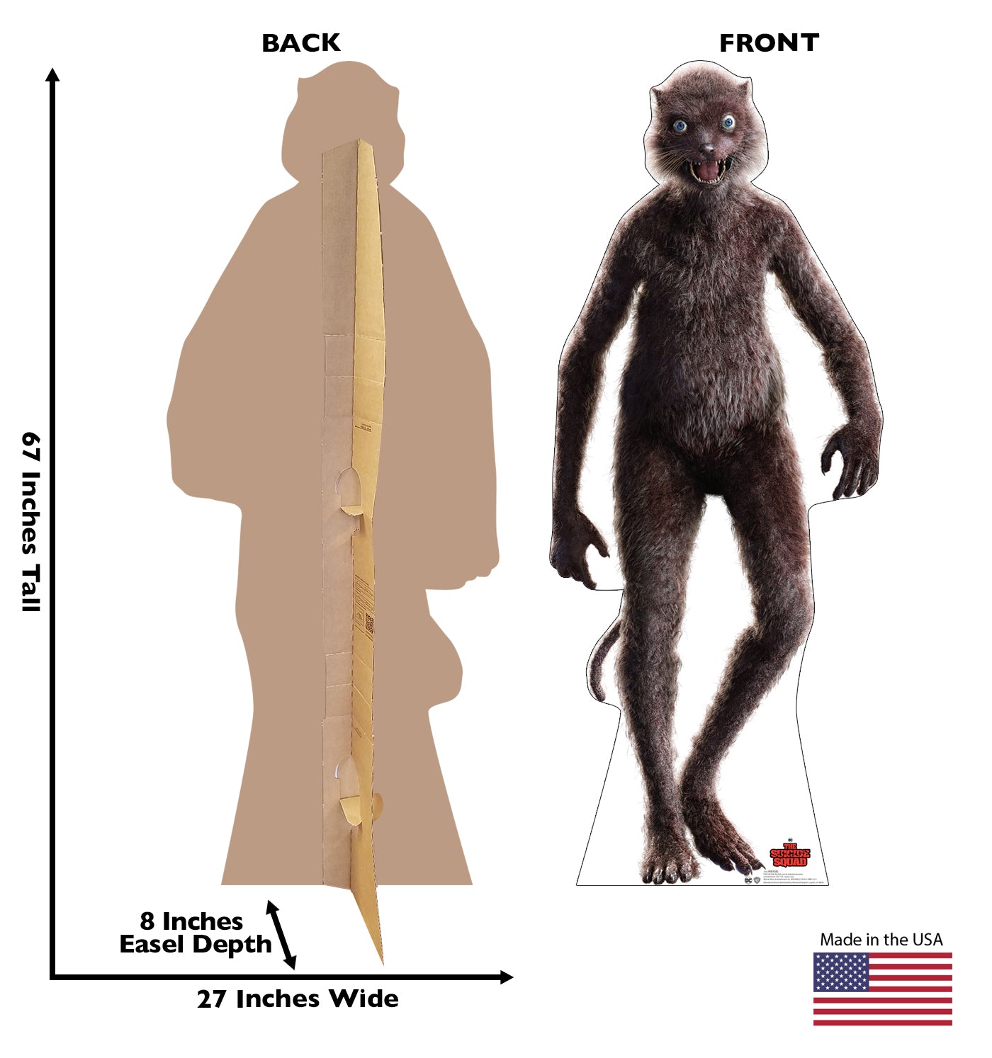 Life-Size Weasel Cardboard Standee