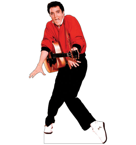 Life-size Elvis Presley-Red Jacket Cardboard Cutout - All Cutouts
