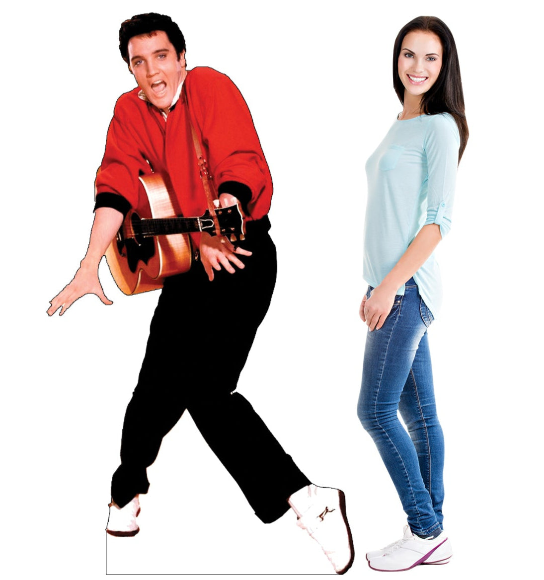 Life-size Elvis Presley-Red Jacket Cardboard Cutout - All Cutouts
