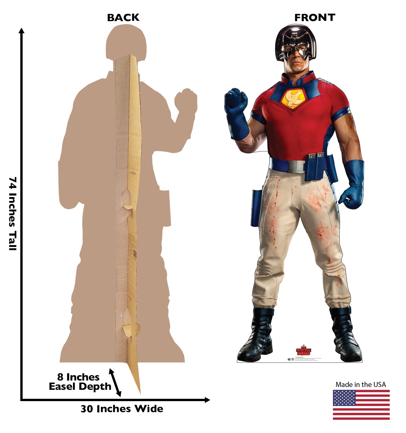 Life-Size Peacemaker Cardboard Cutout – The Suicide Squad - All Cutouts