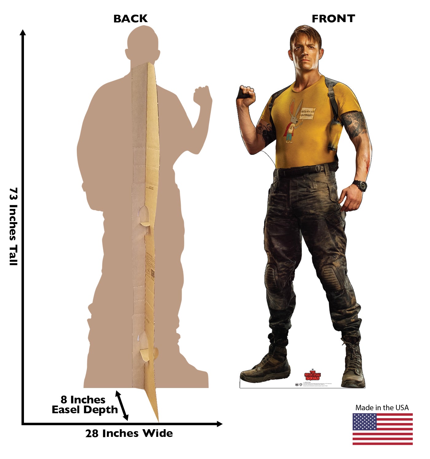 Life-Size Rick Flag Cardboard Cutout – The Suicide Squad - All Cutouts