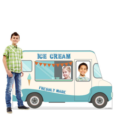 Life-Size Reversed Ice Cream Truck Stand-In Cardboard Cutout - All Cutouts
