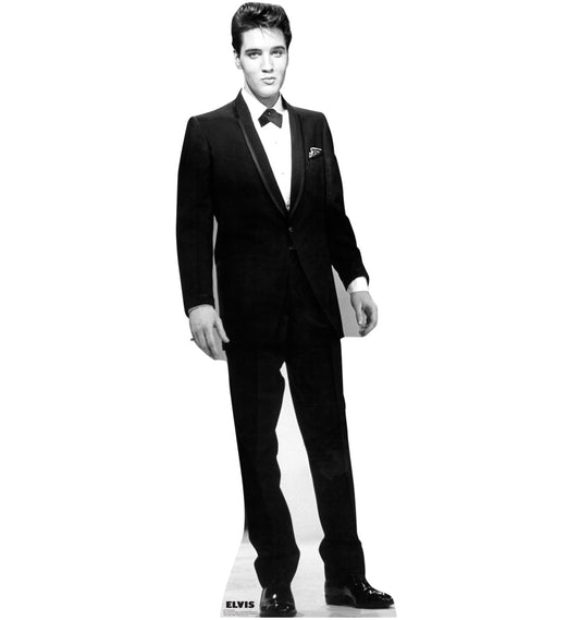 Elvis Presley Black Tuxedo Life-Size Cardboard Standup