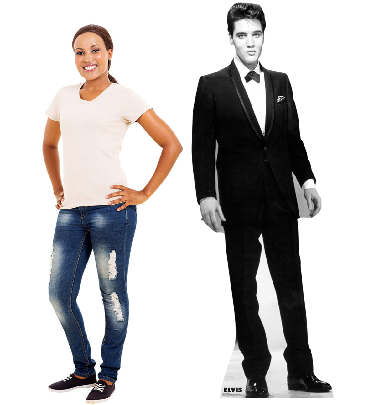 Elvis Presley Black Tuxedo Life-Size Cardboard Standup - All Cutouts