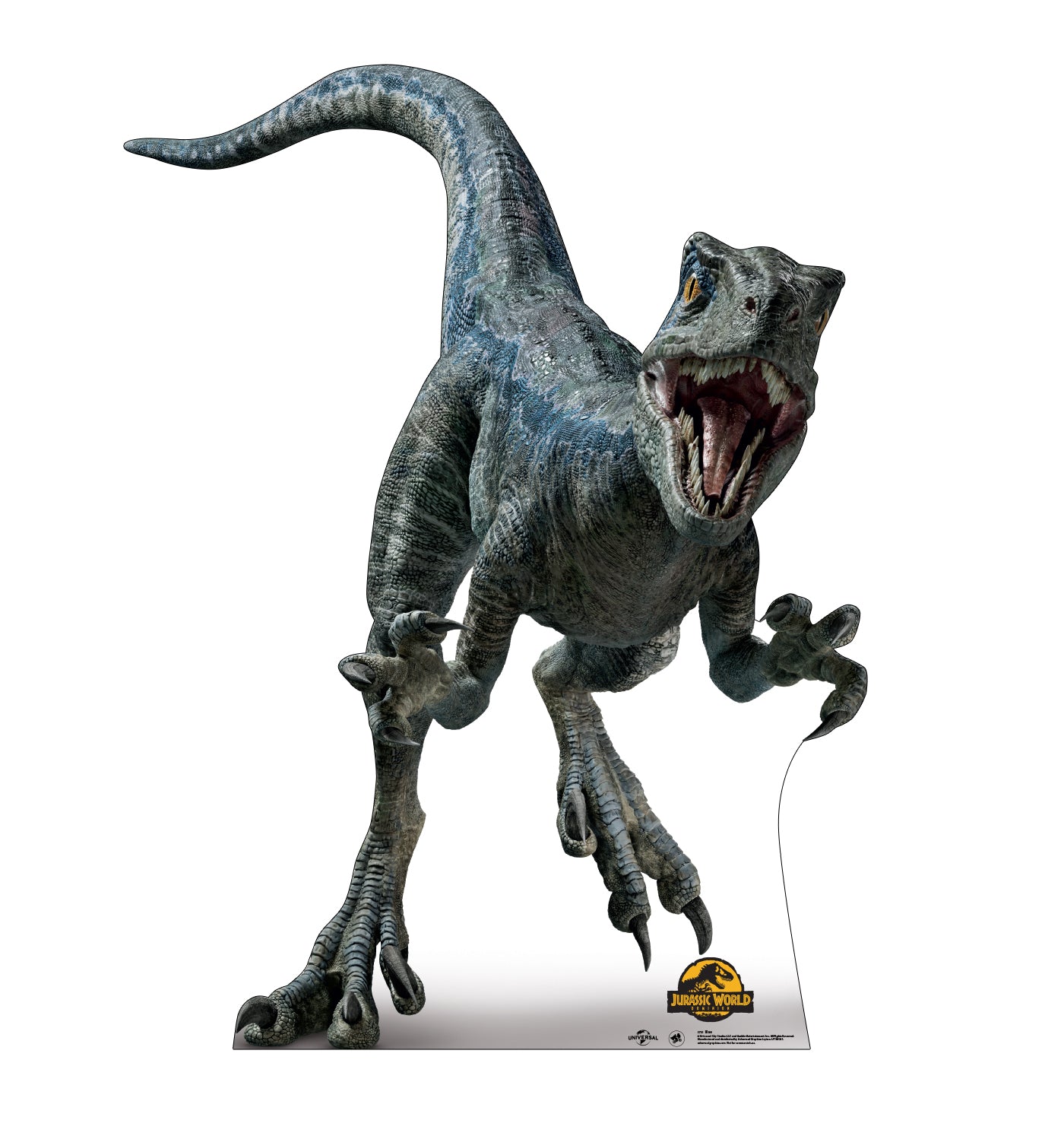 Life-Size Blue Cardboard Cutout – Jurassic World Dominion - All Cutouts