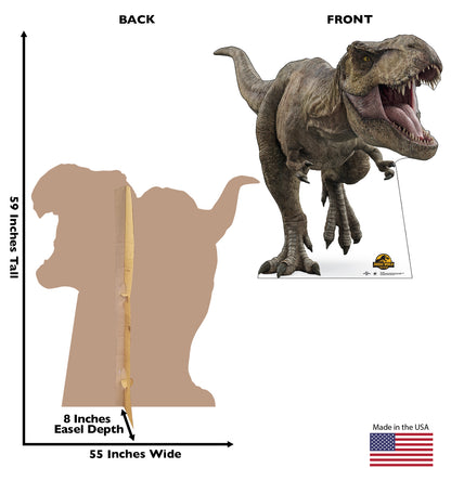 Life-Size T-Rex Cardboard Cutout – Jurassic World Dominion - All Cutouts