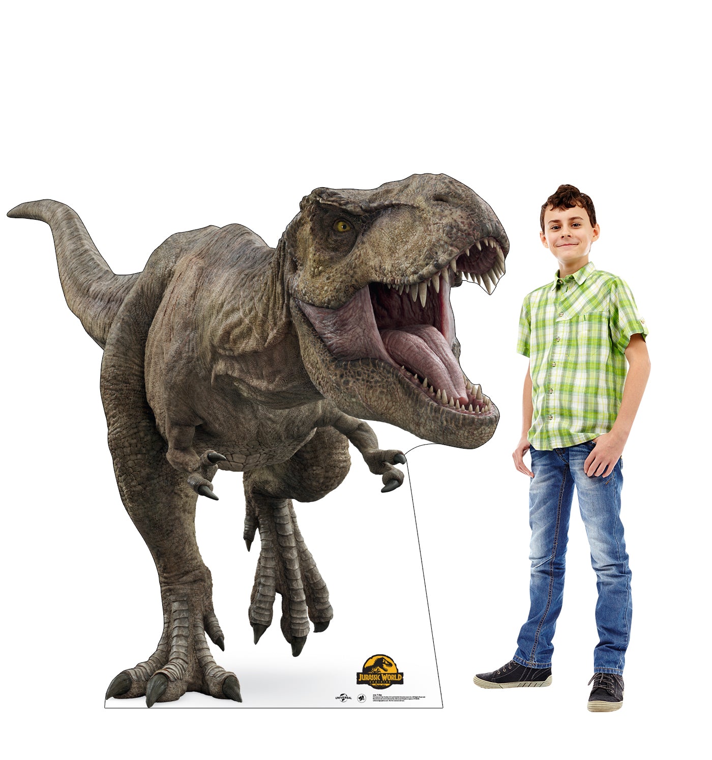 Life-Size T-Rex Cardboard Cutout – Jurassic World Dominion - All Cutouts