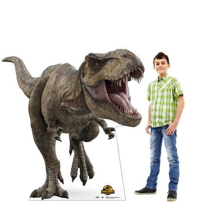 Life-Size T-Rex Cardboard Cutout – Jurassic World Dominion - All Cutouts