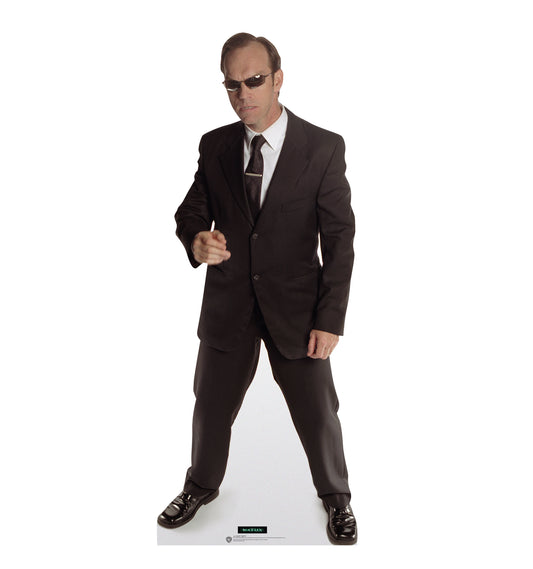 Life-Size Agent Smith Cardboard Cutout – The Matrix - All Cutouts