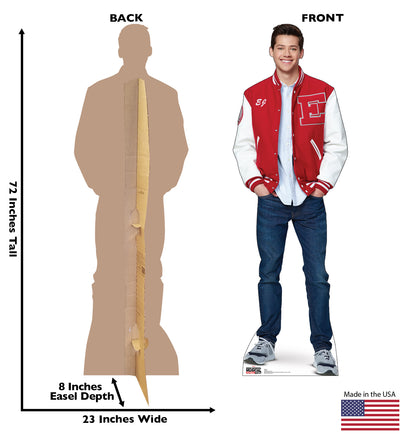 Life-Size EJ Cardboard Cutout – High School Musical - All Cutouts