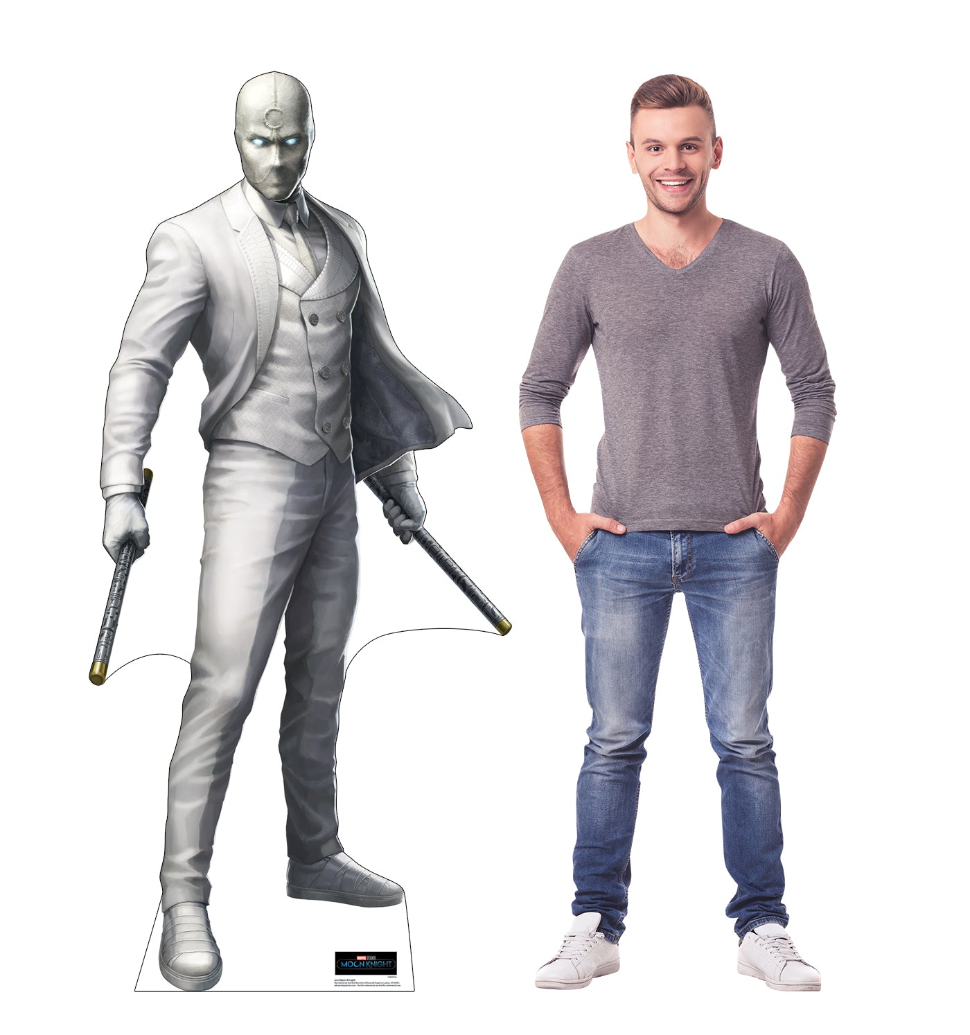 Life-Size Cardboard Cutout of Moon Knight - All Cutouts