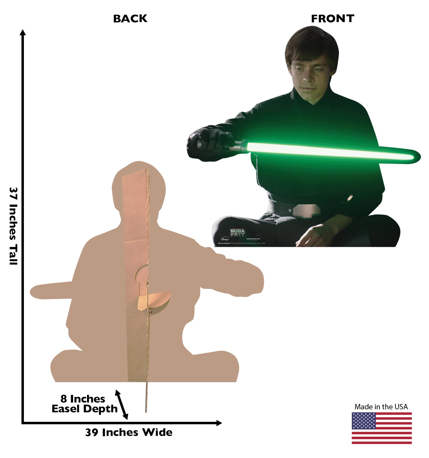 Life-Size Cardboard Cutout of Luke Skywalker - All Cutouts