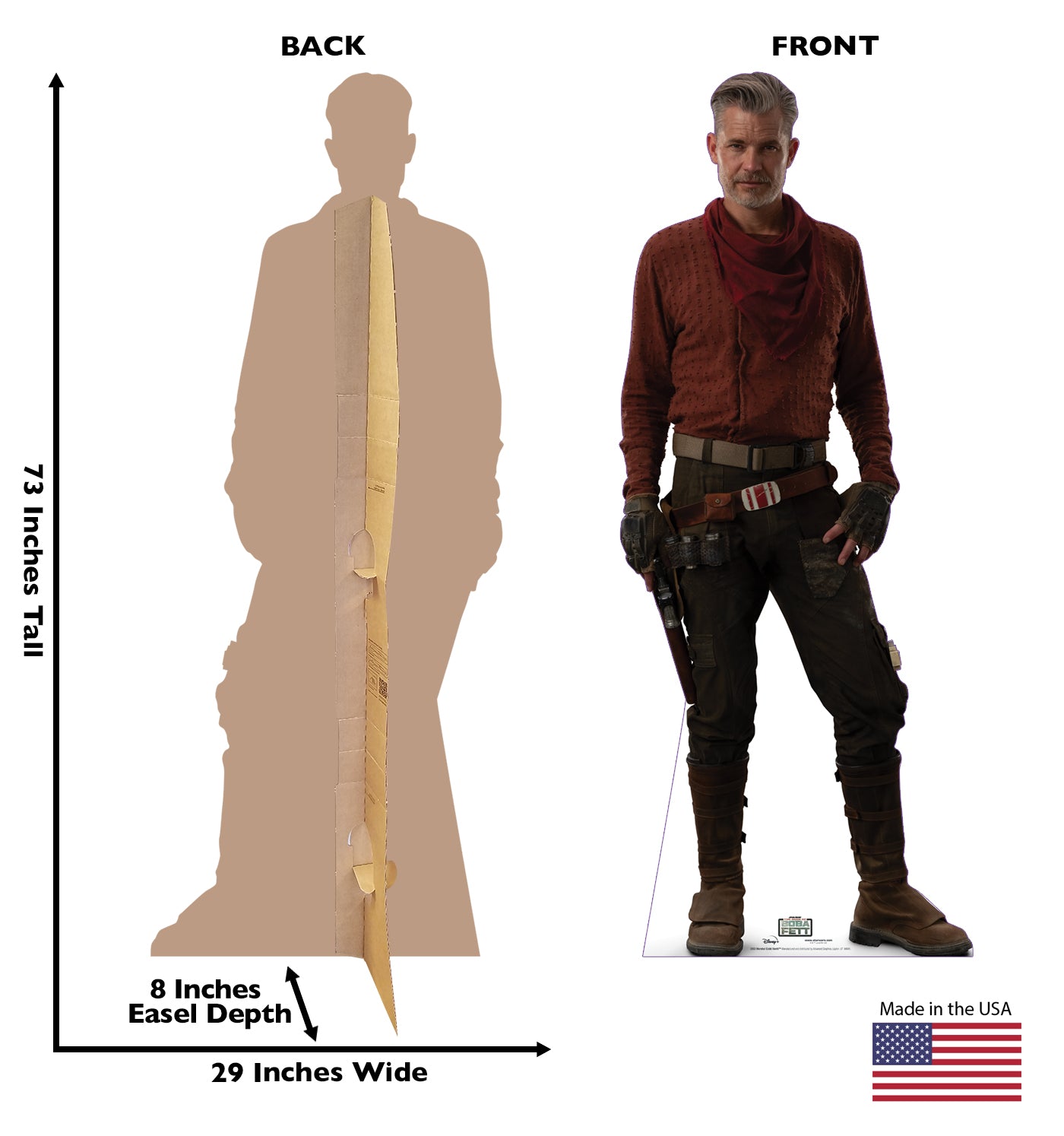 Life-Size Cardboard Cutout of Marshal Cobb Vanth - All Cutouts