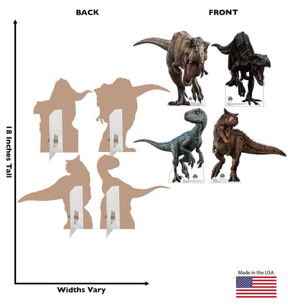 Jurassic World Mini Standees (Set of 4) - All Cutouts