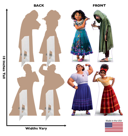 Encanto Family Mini Cardboard Cutouts (Set of 4) - All Cutouts