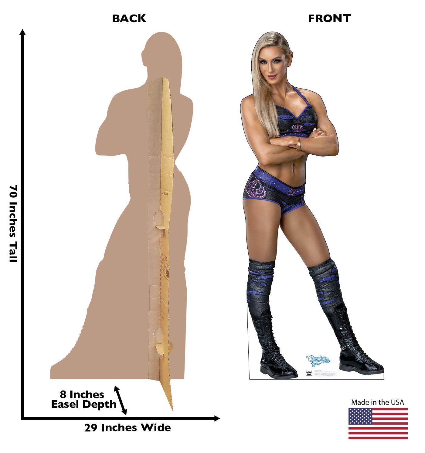 Life-Size Cardboard Cutout of Charlotte Flair - All Cutouts