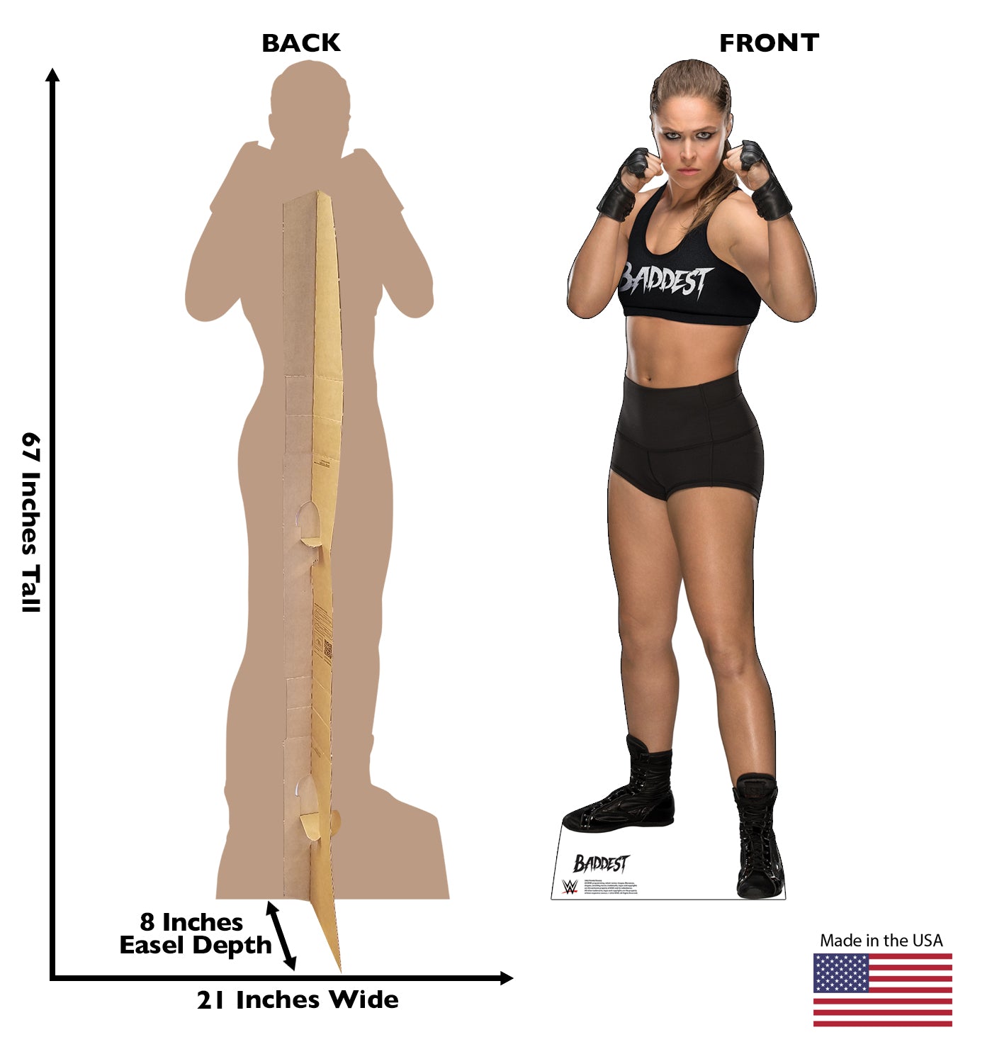 Life-Size Cardboard Cutout of Ronda Rousey - All Cutouts