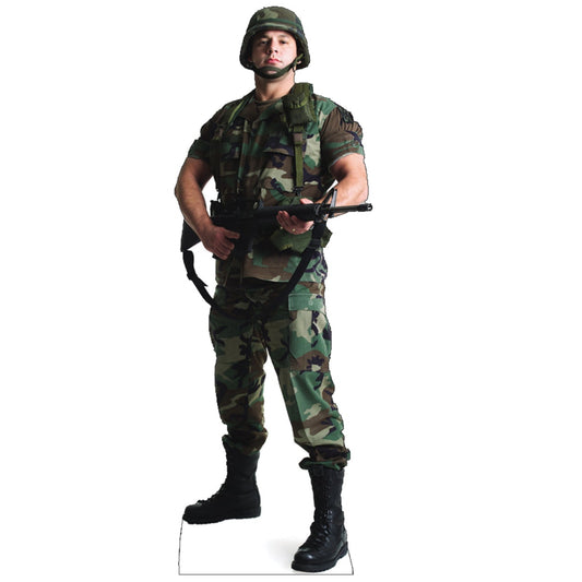 Army Soldier Life-Size Cardboard Cutout Standee - All Cutouts