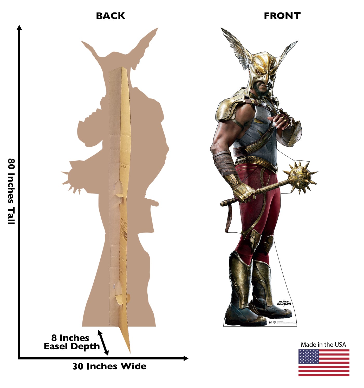 Life-Size Cardboard Cutout of Hawkman - All Cutouts