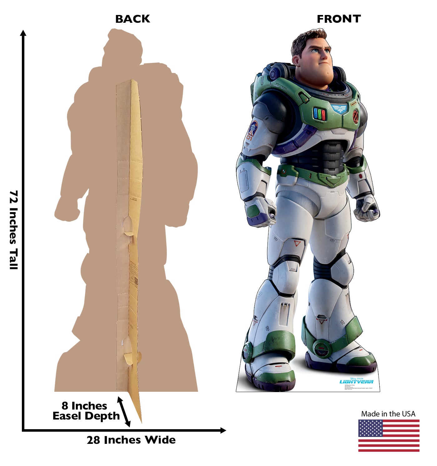Life-Size Cardboard Cutout of Buzz Space Ranger - All Cutouts