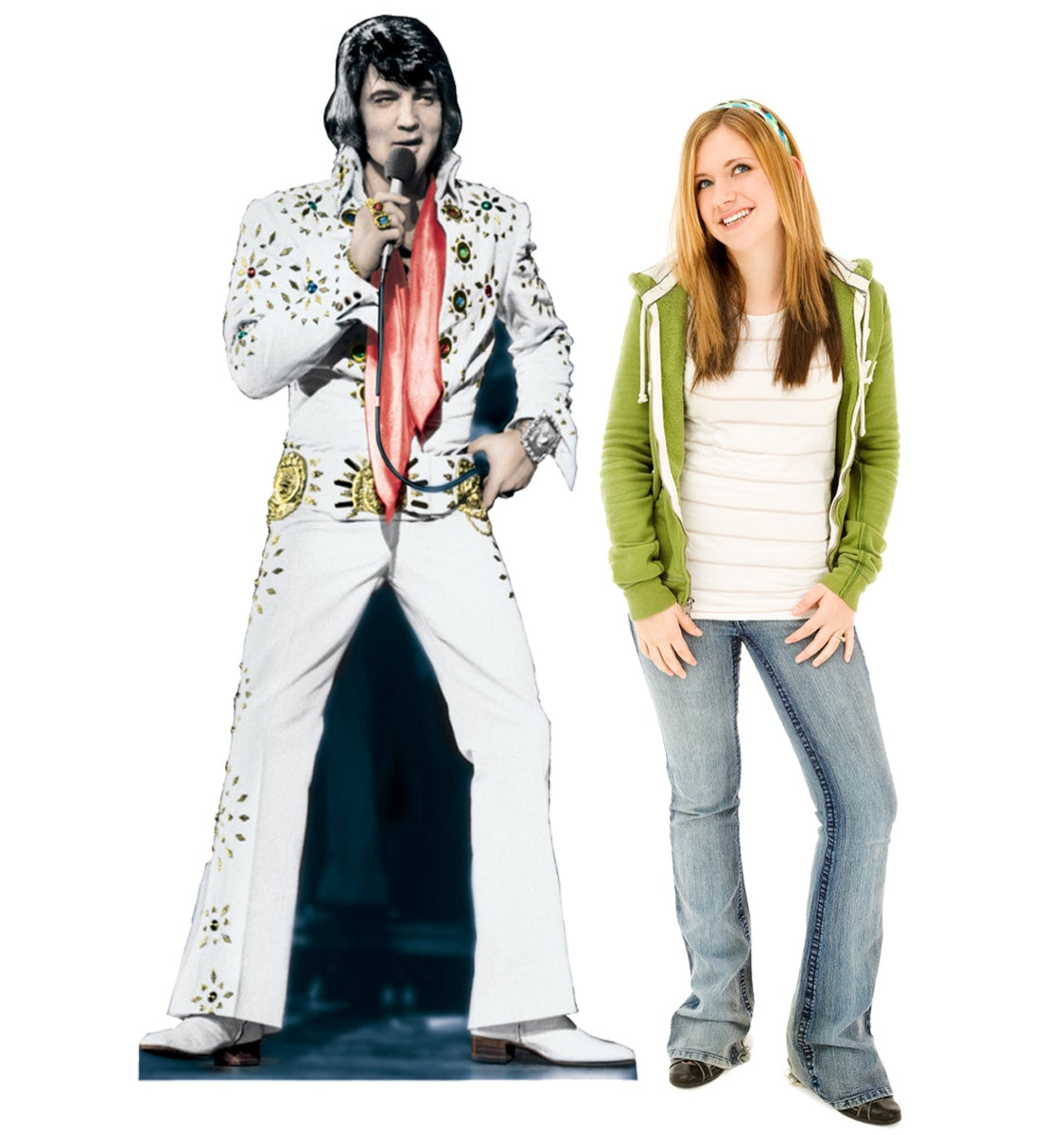 Life-size Elvis Presley-White Suit Cardboard Cutout - All Cutouts