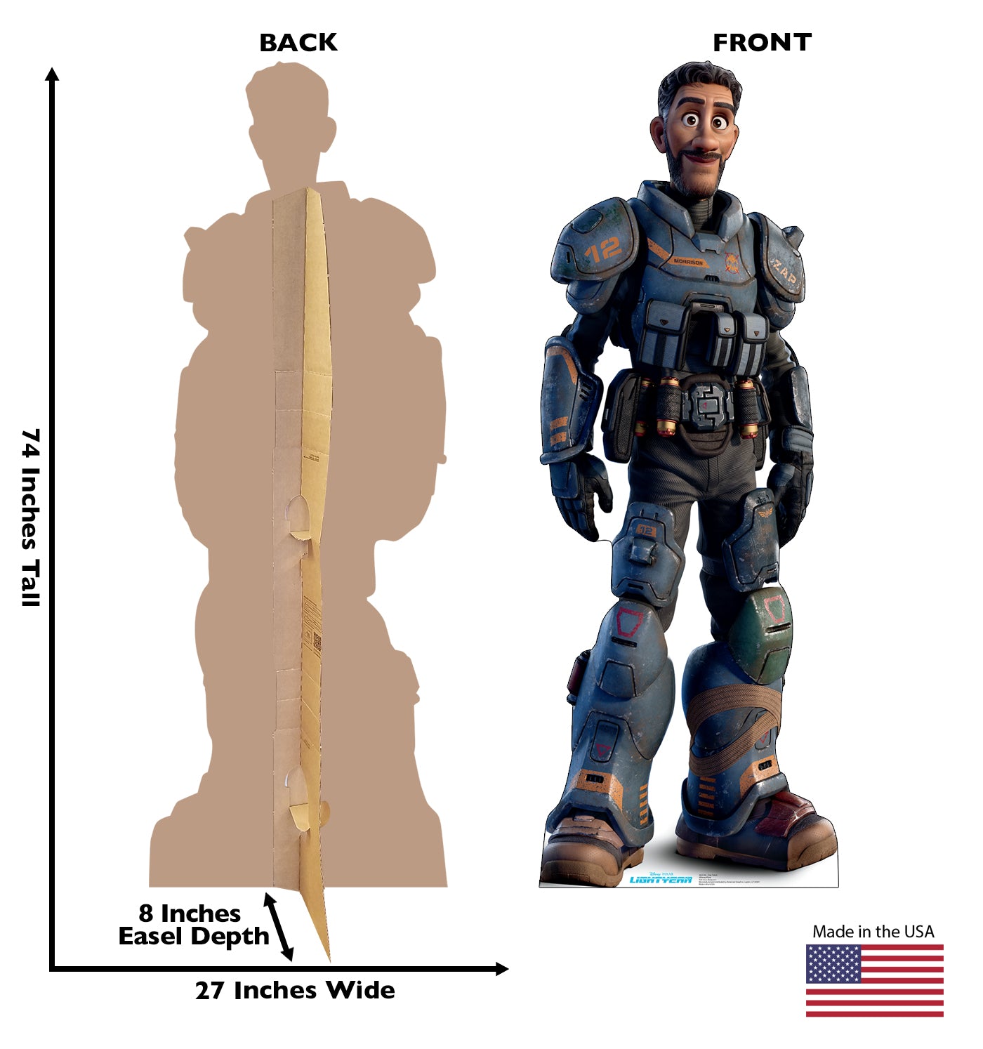Life-size Cardboard Cutout of Mo Zap Patrol - All Cutouts