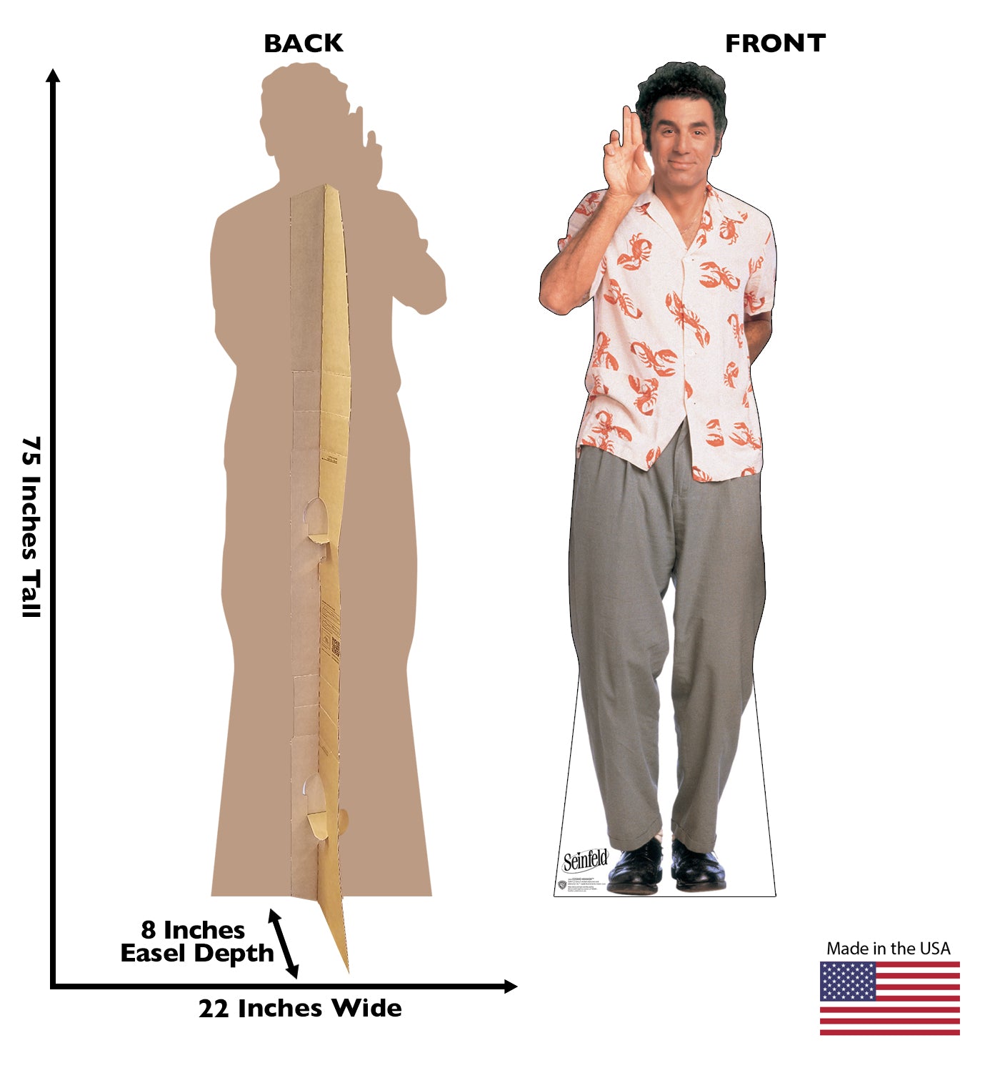 Life-size Cardboard Cutout of Cosmo Kramer - All Cutouts