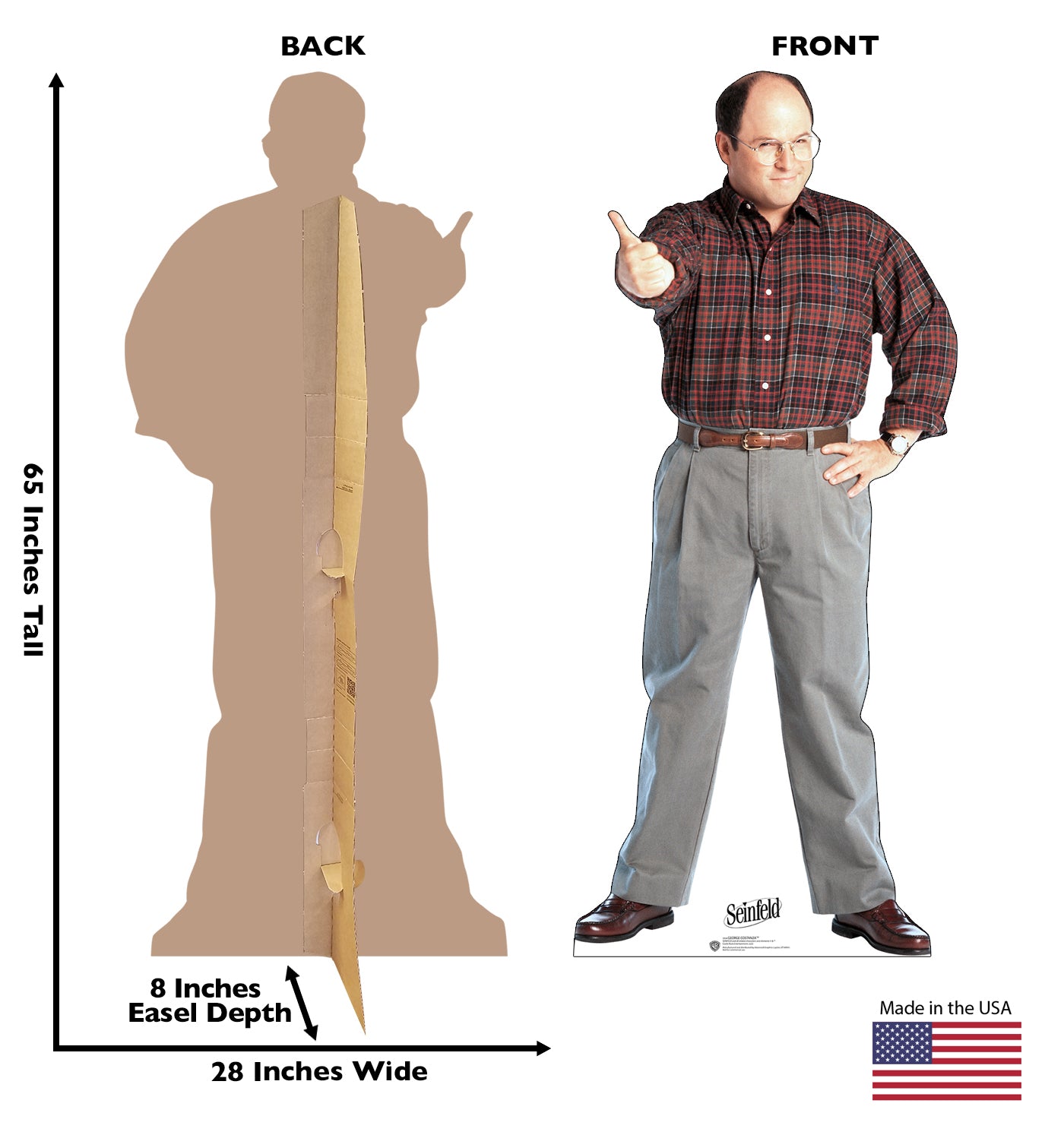 Life-size Cardboard Cutout of George Costanza - All Cutouts