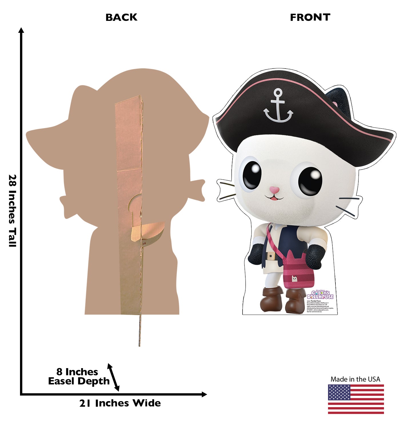 Life-size Cardboard Cutout of Pandy Paws - All Cutouts
