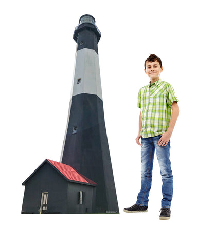Tybee Lighthouse Life-Size Coroplast Outdoor Cutout