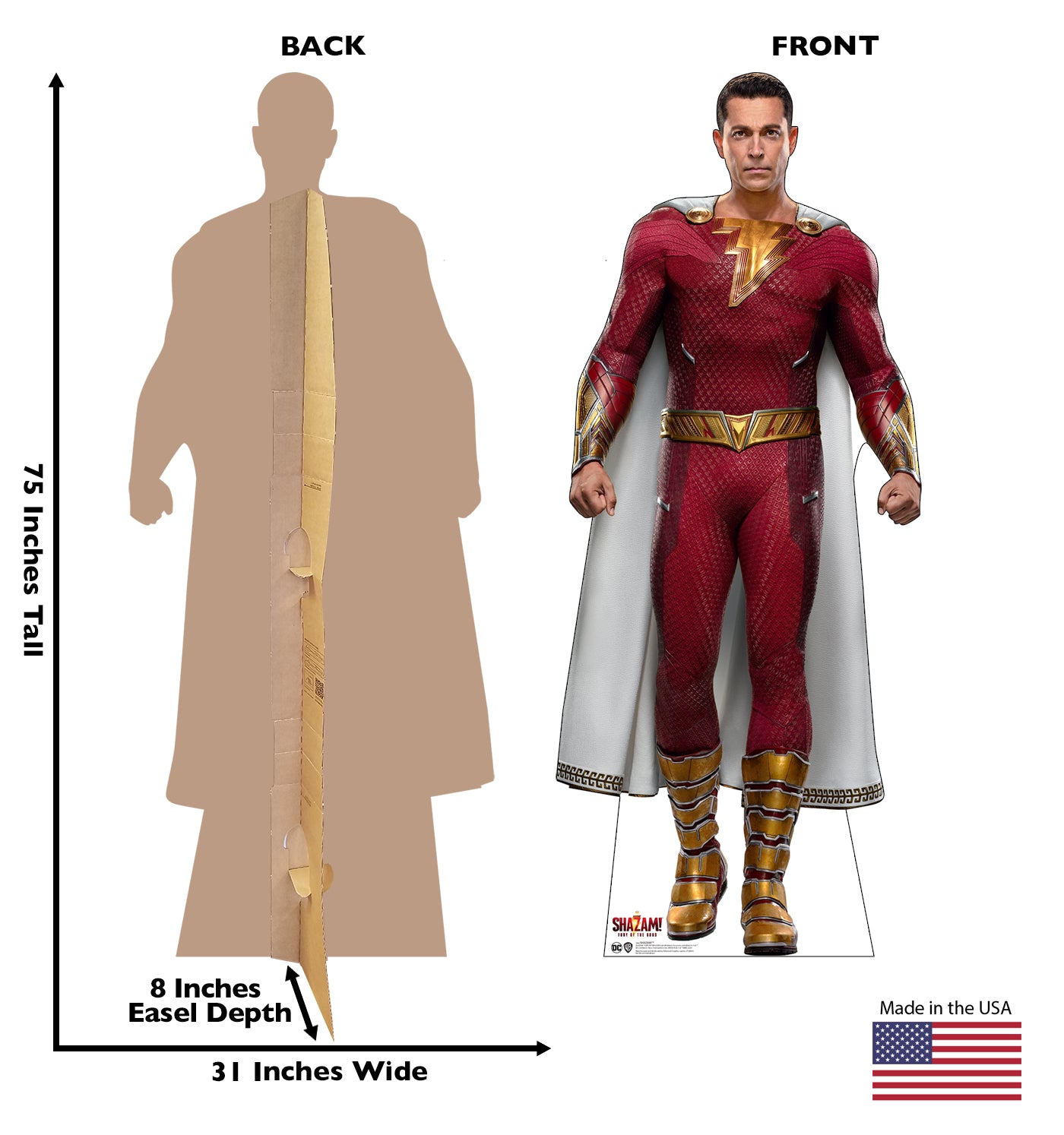 Life-size Cardboard Cutout of Shazam - All Cutouts