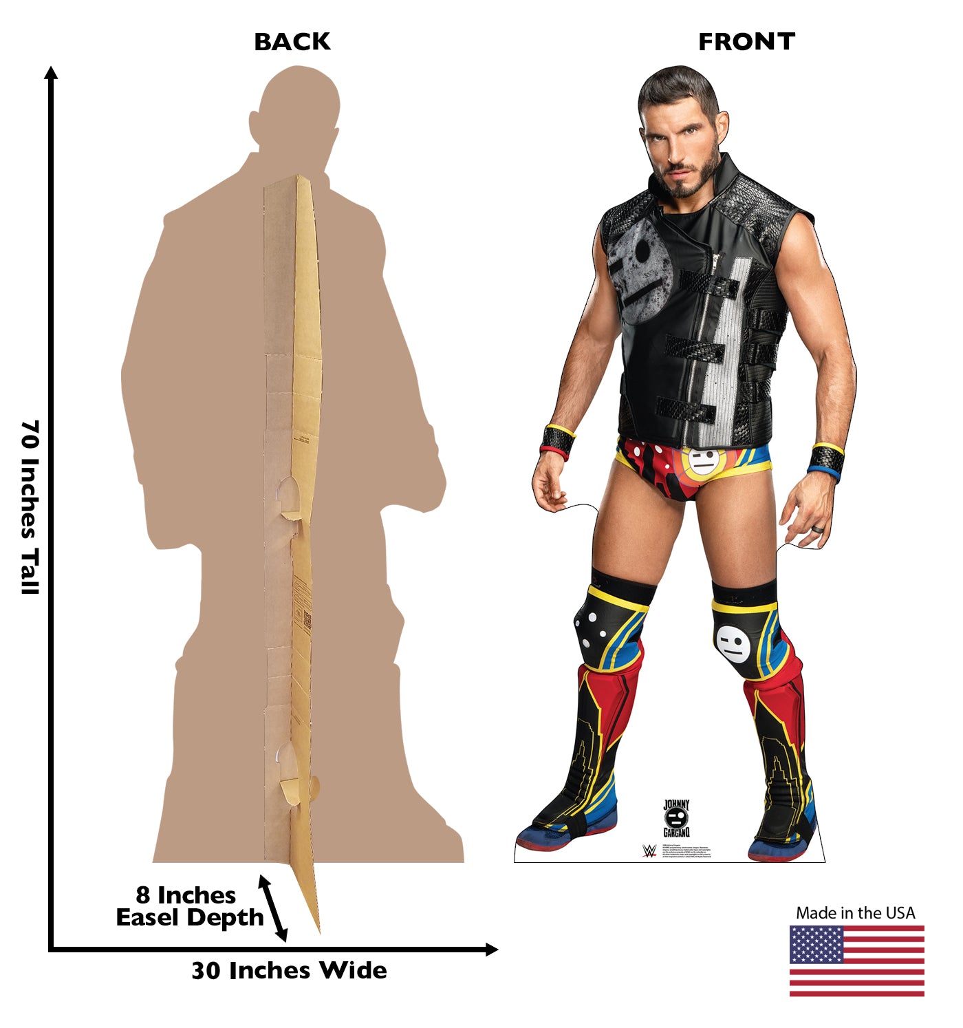 Life-size Cardboard Cutout of Johnny Gargano - All Cutouts