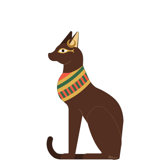 Life-size Cardboard Cutout of Egyptian Cat - All Cutouts