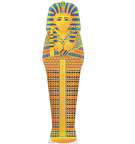 Life-size Cardboard Cutout of Pharaoh Sarcophagus Mummy - All Cutouts